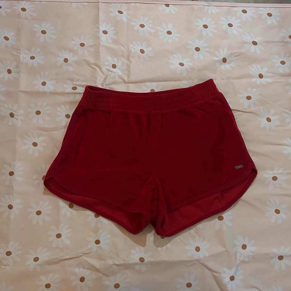 Hollister velvet shorts